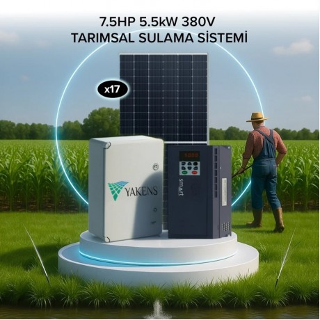 7.5HP 5.5kW (380V) TARIMSAL SULAMA SİSTEMİ